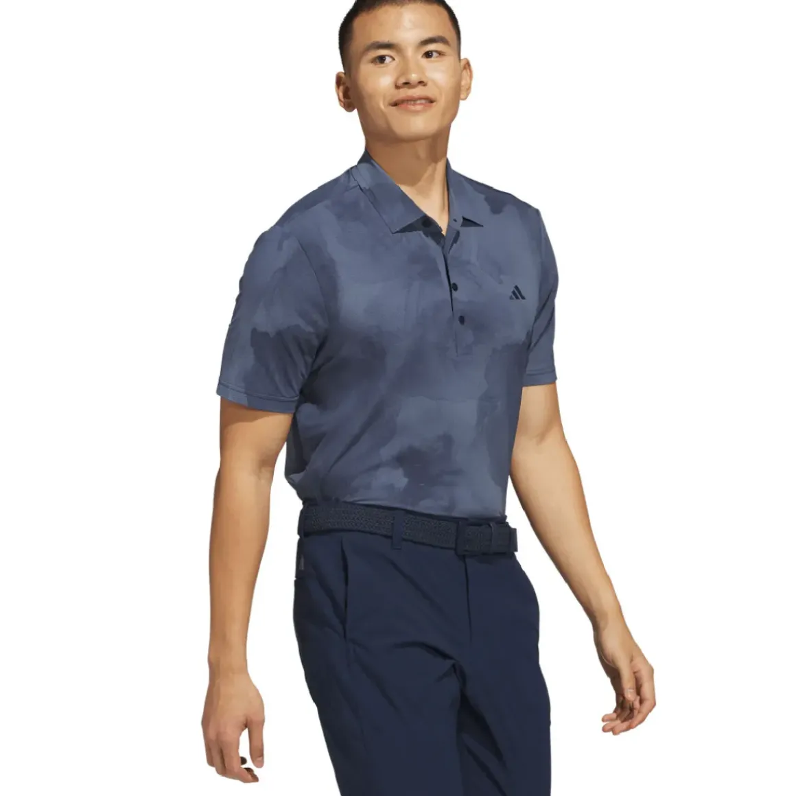 adidas Men's Ultimate365 Tour Printed Left Chest Golf Polo Shirt
