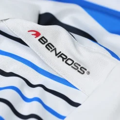 Benross Junior Colour Block Stripe Stretch Golf Polo Shirt