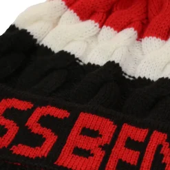 Benross Men's Tri-Coloured Pom Knitted Hat