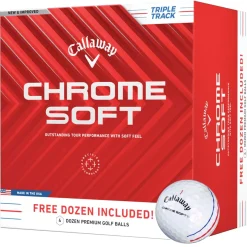 Callaway Chrome Soft Triple Track 4 for 3 Golf Ball Pack