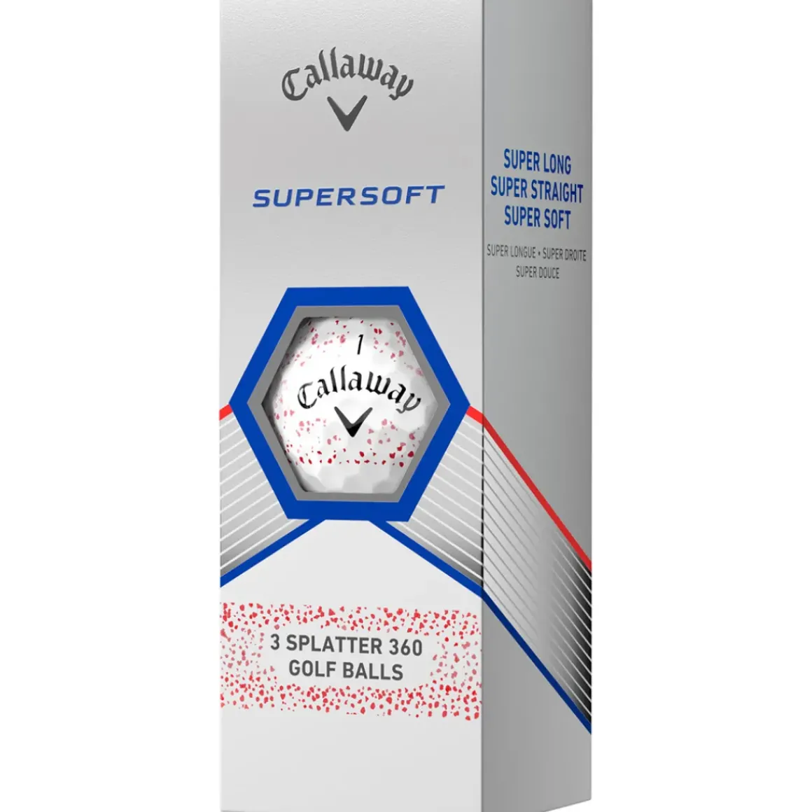 Callaway Supersoft Splatter 12 Golf Ball Pack