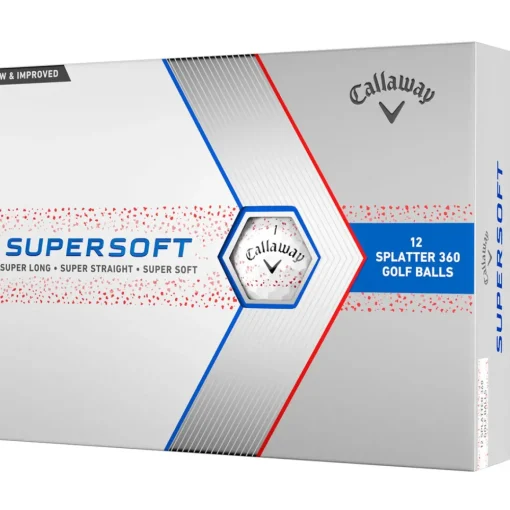 Callaway Supersoft Splatter 12 Golf Ball Pack