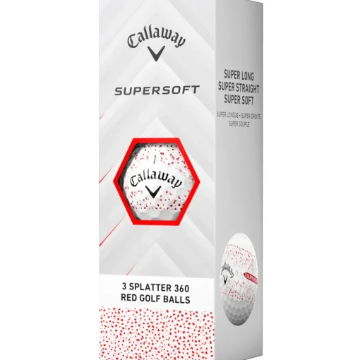 Callaway Supersoft Splatter 12 Golf Ball Pack