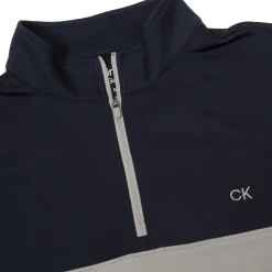 Calvin Klein Men's Chest Panel Half Zip Golf Midlayer