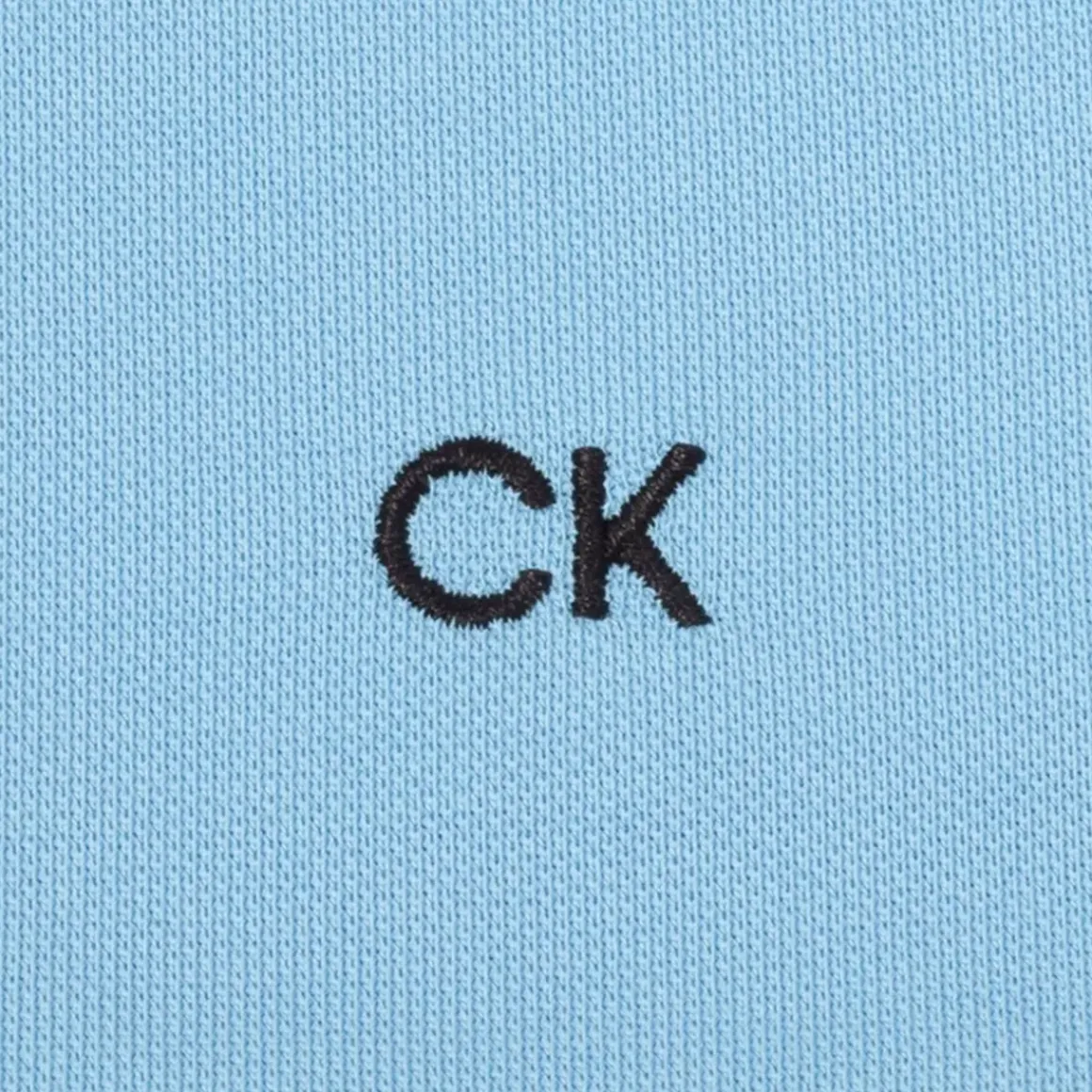 Calvin Klein Men's Chest Stripe Block Golf Polo Shirt