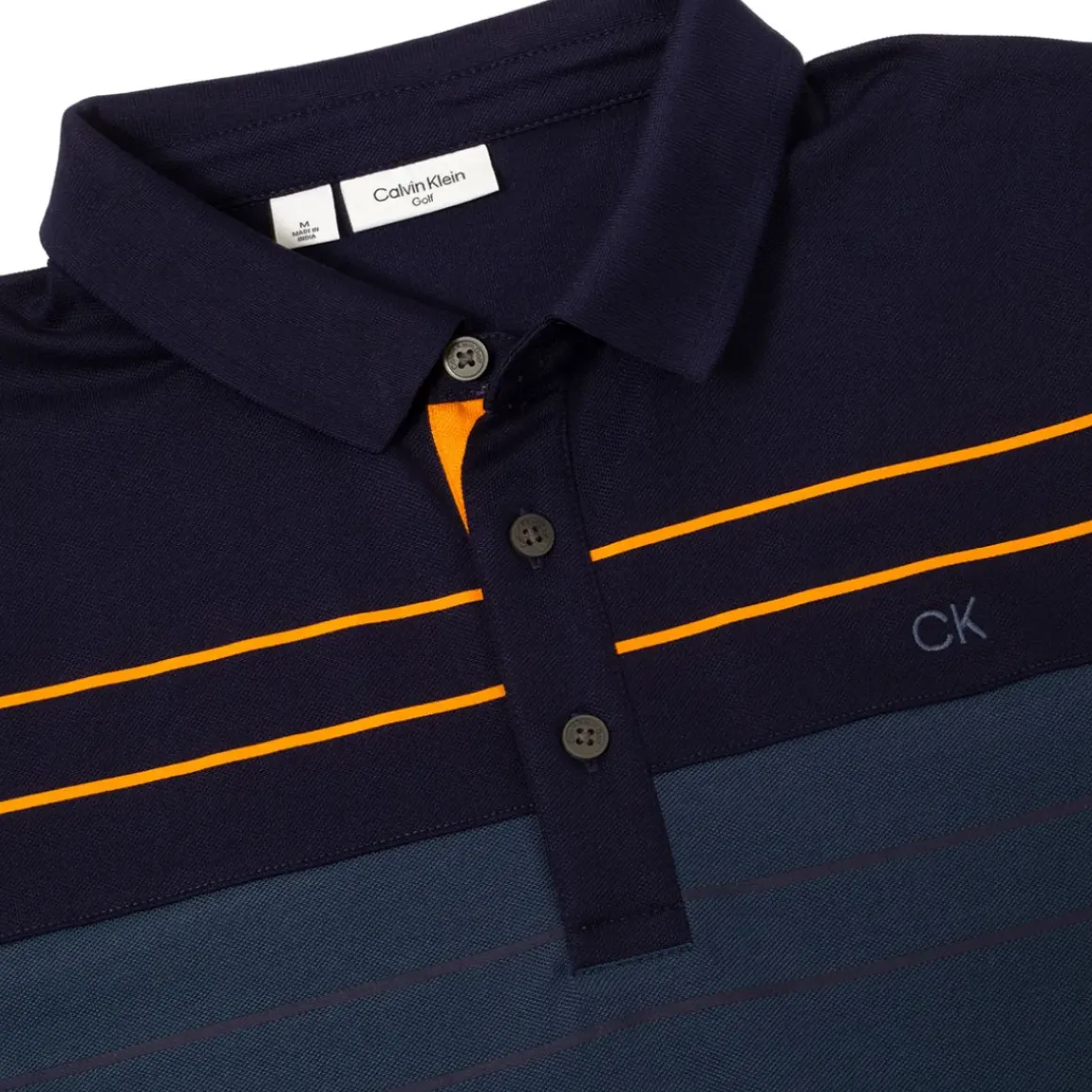 Calvin Klein Men's Georgetown Stripe Golf Polo Shirt