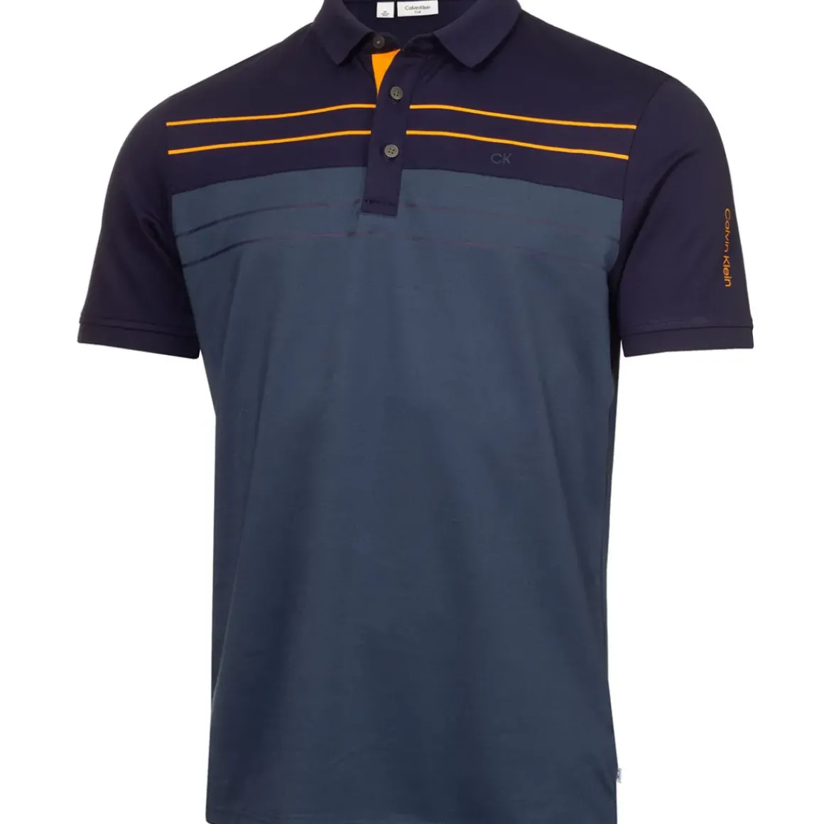 Calvin Klein Men's Georgetown Stripe Golf Polo Shirt