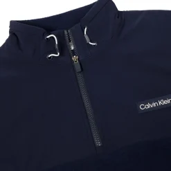 Calvin Klein Men's Hybrid Polar Fleece Half Zip Golf Mid Layer