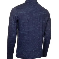 Calvin Klein Men's Newport Print Half Zip Golf Mid Layer