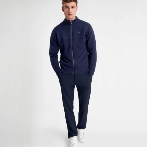 Calvin Klein Men's Oak Creek Lined Full Zip Golf Sweater