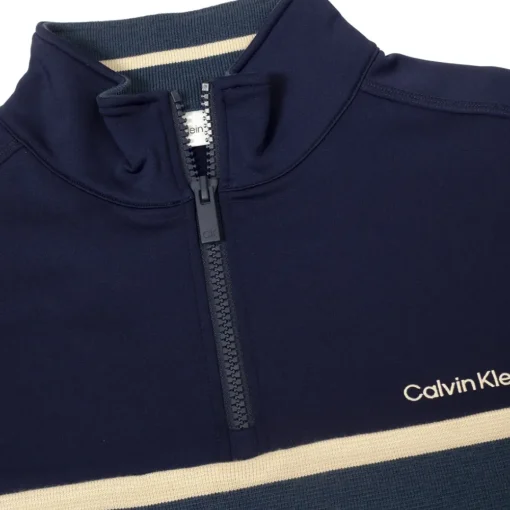 Calvin Klein Men's Padera Half Zip Hybrid Golf Sweater