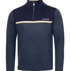 Calvin Klein Men's Padera Half Zip Hybrid Golf Sweater
