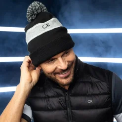 Calvin Klein Men's Stripe Beanie Hat