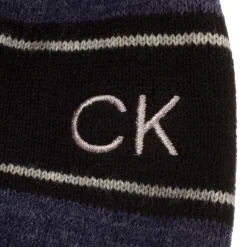 Calvin Klein Men's Stripe Beanie Hat