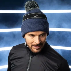 Calvin Klein Men's Stripe Beanie Hat
