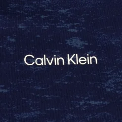 Calvin Klein Men's Textured Slate Print Golf Polo Shirt