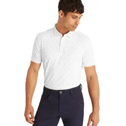 Calvin Klein Men's Treble Strike Print Golf Polo Shirt