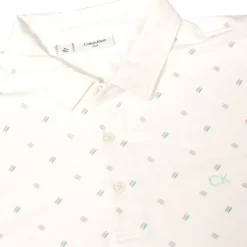 Calvin Klein Men's Treble Strike Print Golf Polo Shirt