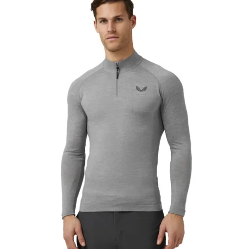 Castore Men's Body Mapped Quarter Zip Golf Midlayer