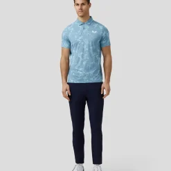 Castore Men's Printed 3 Golf Polo Shirt