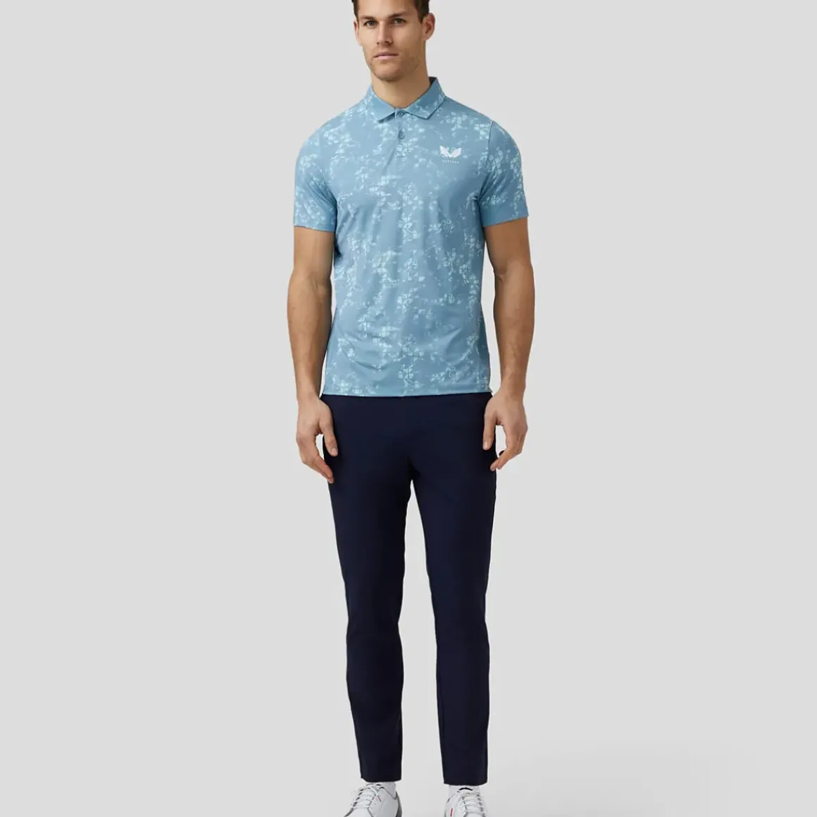 Castore Men's Printed 3 Golf Polo Shirt
