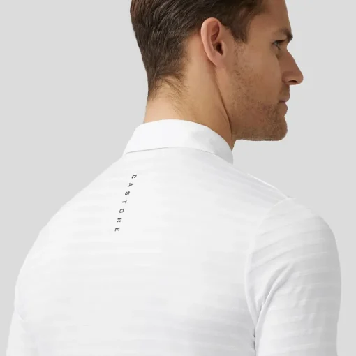 Castore Men's Textured Pique Golf Polo Shirt