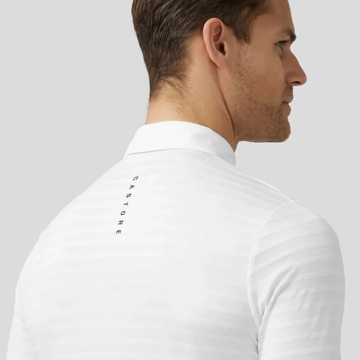 Castore Men's Textured Pique Golf Polo Shirt