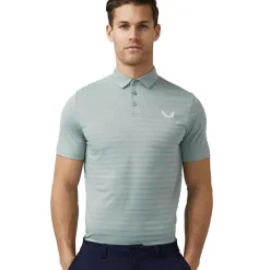 Castore Men's Textured Pique Golf Polo Shirt