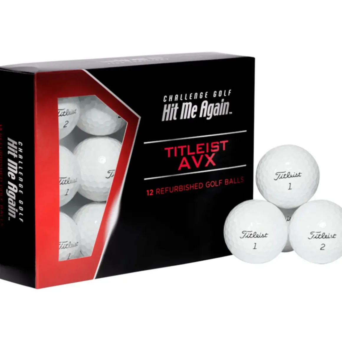 Challenge Golf Titleist AVX Refurbished 12 Golf Ball Pack