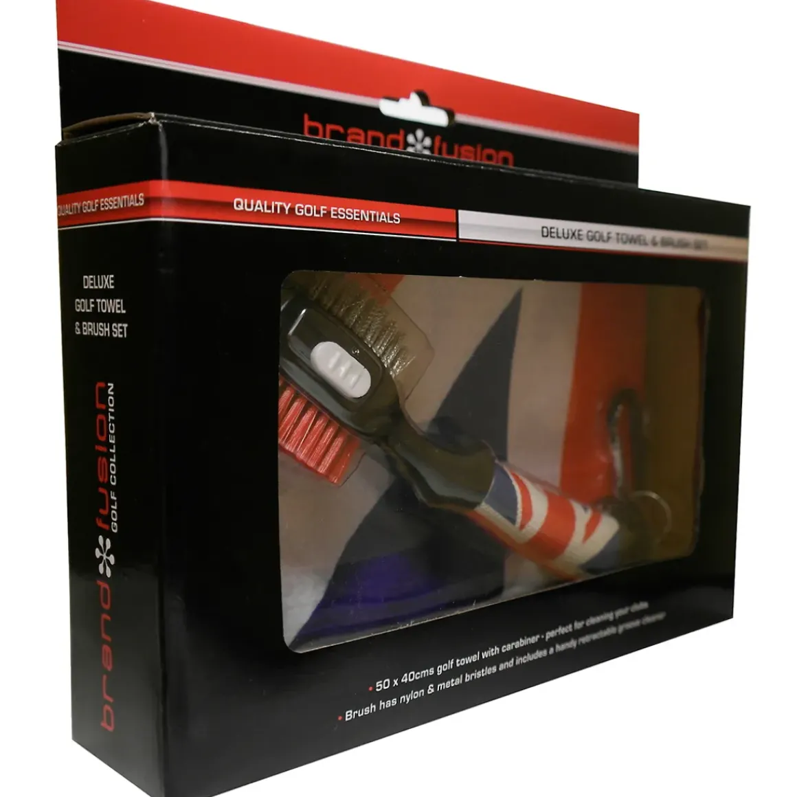 Deluxe Towel & Brush Golf Cleaning Set