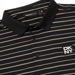DKNY Men's Multi-Stripe Golf Polo Shirt