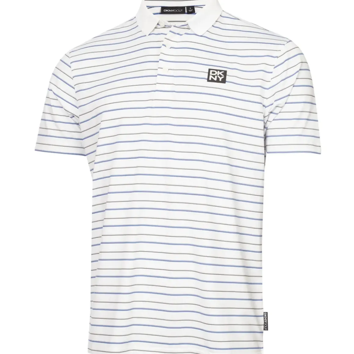 DKNY Men's Multi-Stripe Golf Polo Shirt
