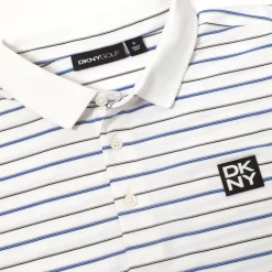 DKNY Men's Multi-Stripe Golf Polo Shirt