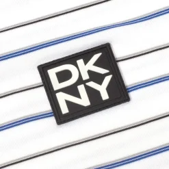 DKNY Men's Multi-Stripe Golf Polo Shirt