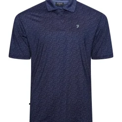 Farah Men's Durant All-Over Print Golf Polo Shirt