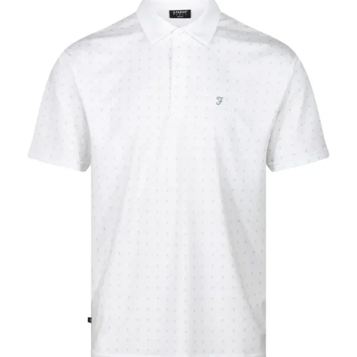 Farah Men's Newark AOP Golf Polo Shirt