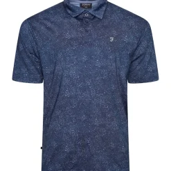 Farah Men's Starkey All-Over Print Golf Polo Shirt