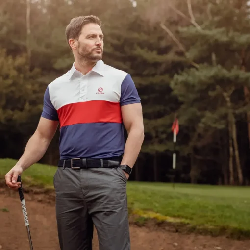 Fazer Men's Batter Colour Golf Polo Shirt