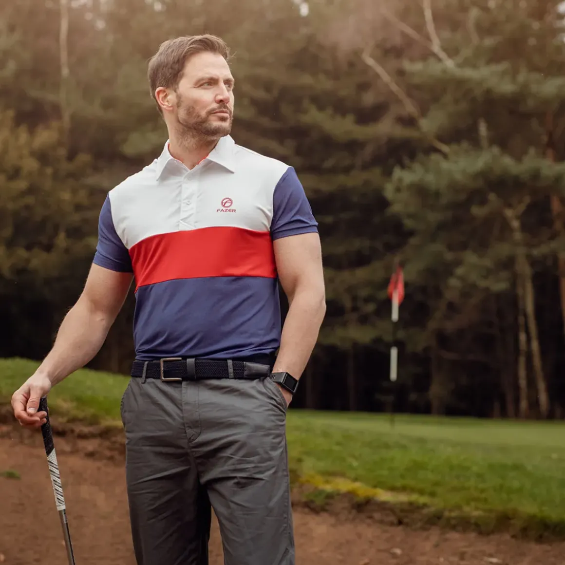 Fazer Men's Batter Colour Golf Polo Shirt