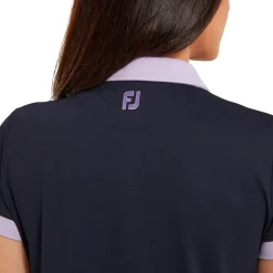 FootJoy Ladies Colour Block Golf Polo Shirt