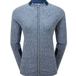 FootJoy Ladies Space Dye Thermal Full Zip Golf Mid Layer