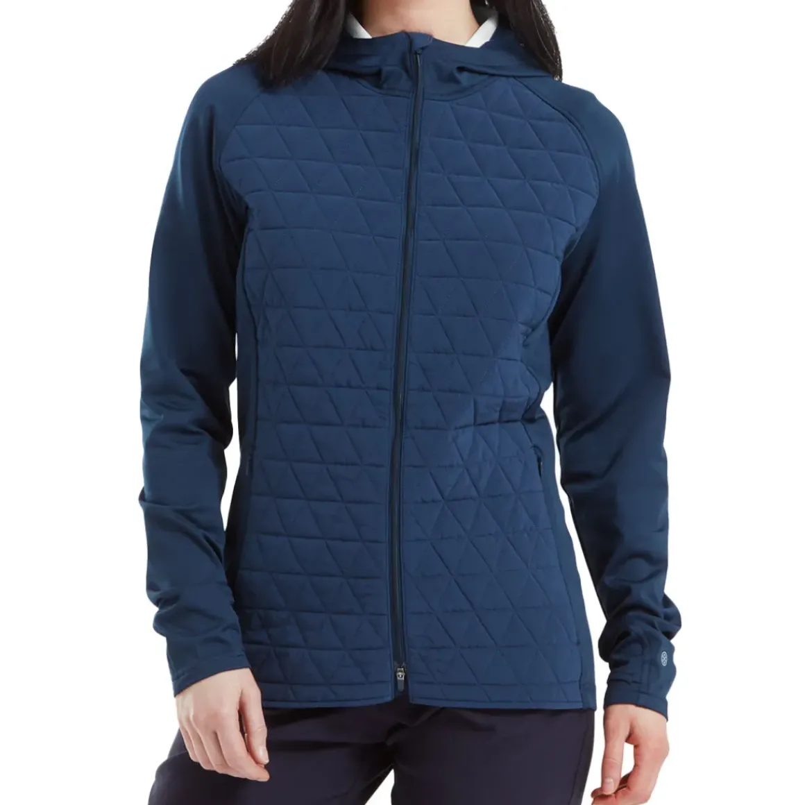 FootJoy Ladies ThermoSeries Hybrid Full Zip Golf Hoodie