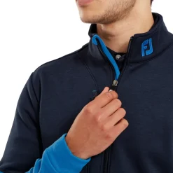 FootJoy Men's Colour Block Chill-Out Full Zip Golf Midlayer