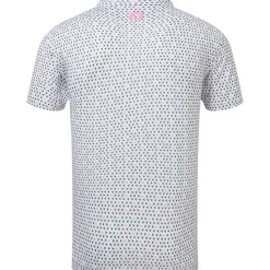 FootJoy Men's Flying Wasp Print Lisle Golf Polo Shirt