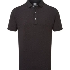 FootJoy Men's Jacquard Dot Print Golf Polo Shirt
