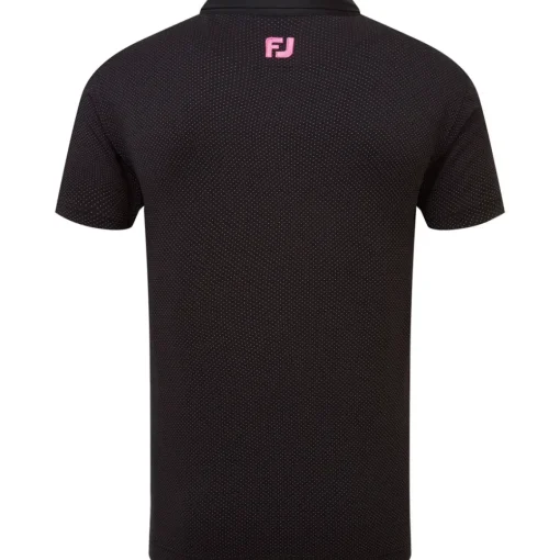 FootJoy Men's Jacquard Dot Print Golf Polo Shirt