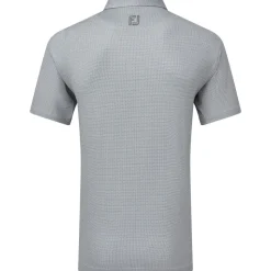FootJoy Men's Octagon Print Lisle Golf Polo Shirt