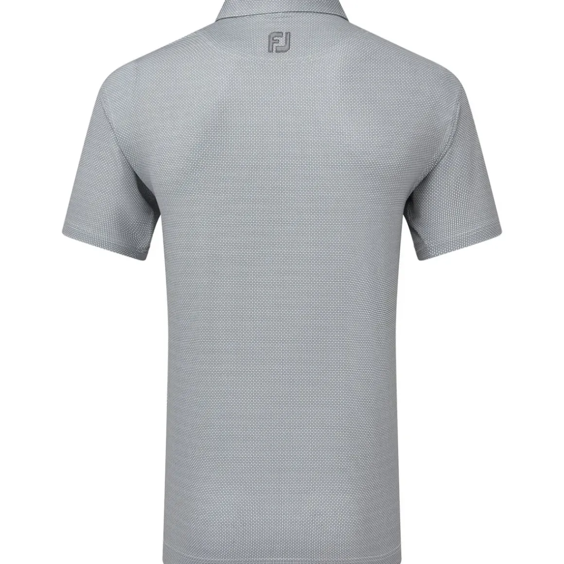 FootJoy Men's Octagon Print Lisle Golf Polo Shirt