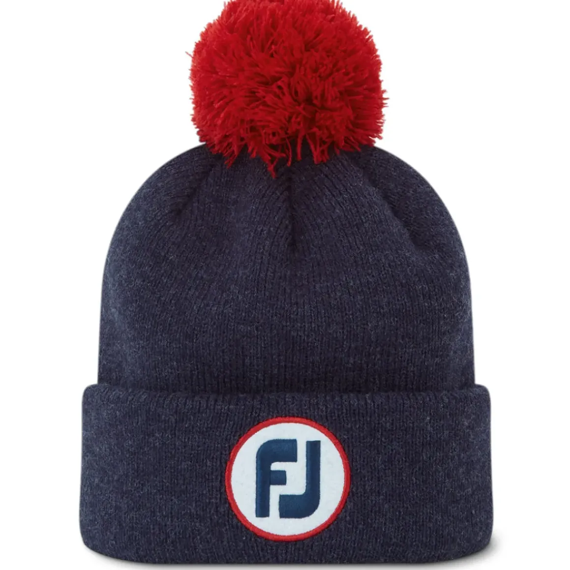 FootJoy Men's Pom Solid Knit Golf Hat