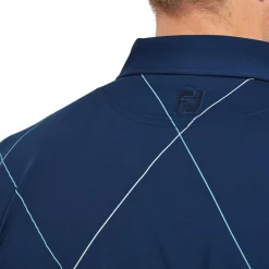 FootJoy Men's Raker Print Lisle Golf Polo Shirt